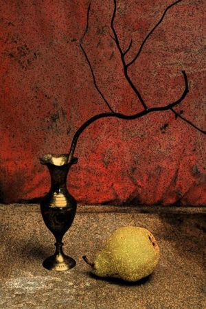 Csendélet körtével